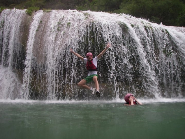  Jump into waterfalls